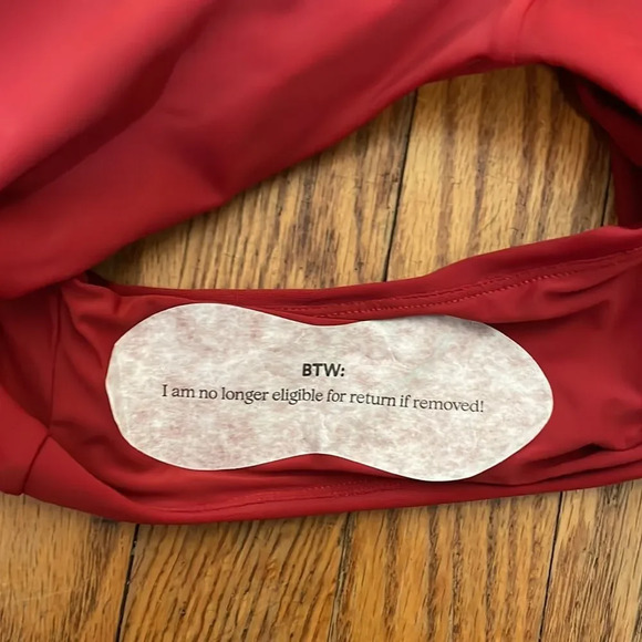 Andie Mandalay One Piece Swimsuit Crimson Red size S NWT - Picture 8 of 8